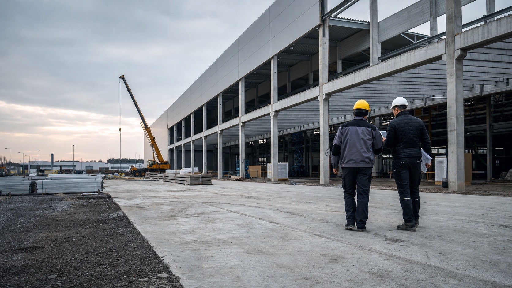 Projekt strony wykonawcy hal MODUŁ KONTRAKT
