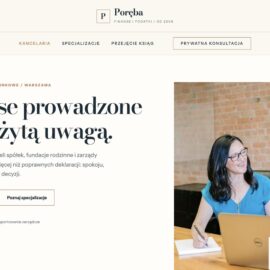 Poręba Finanse – podglad strony