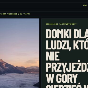 Alpejski Azyl – podglad strony