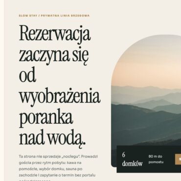 Jezioro Ciszy – podglad strony